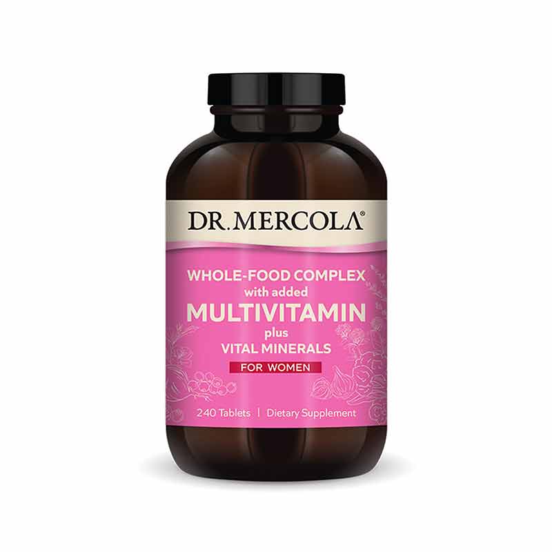 WholeFood Multivitamin Plus Vital Minerals for Women, Dr. Mercola